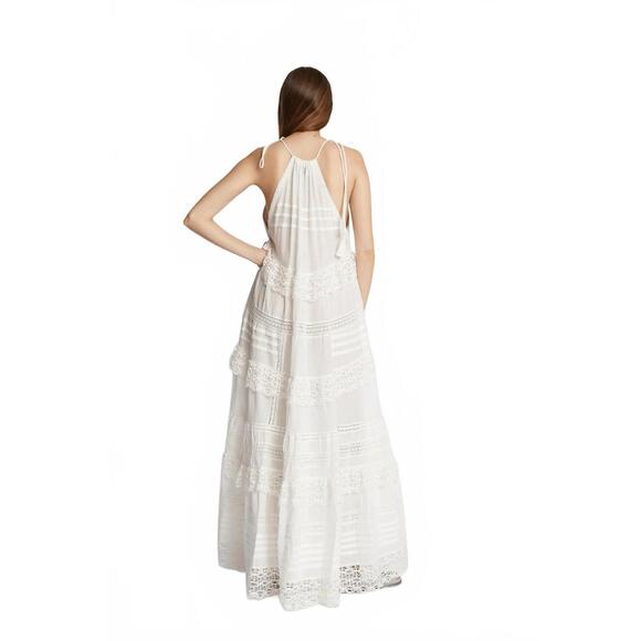 NEW MUNTHE fuenta maxi dress in white